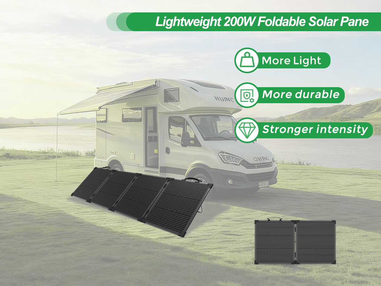 Lightweight 200W Foldable Solar Panel